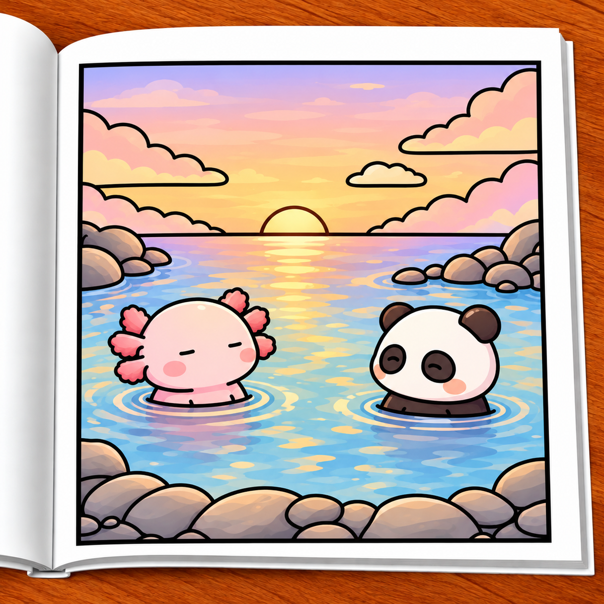 Zen Cuties Coloring Book