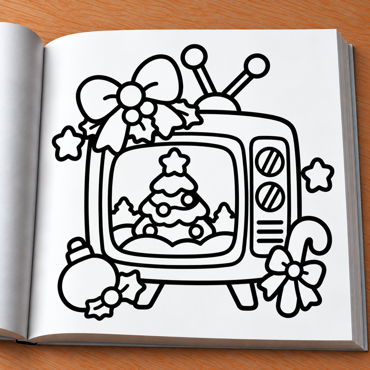 Cozy Christmas Coloring Book
