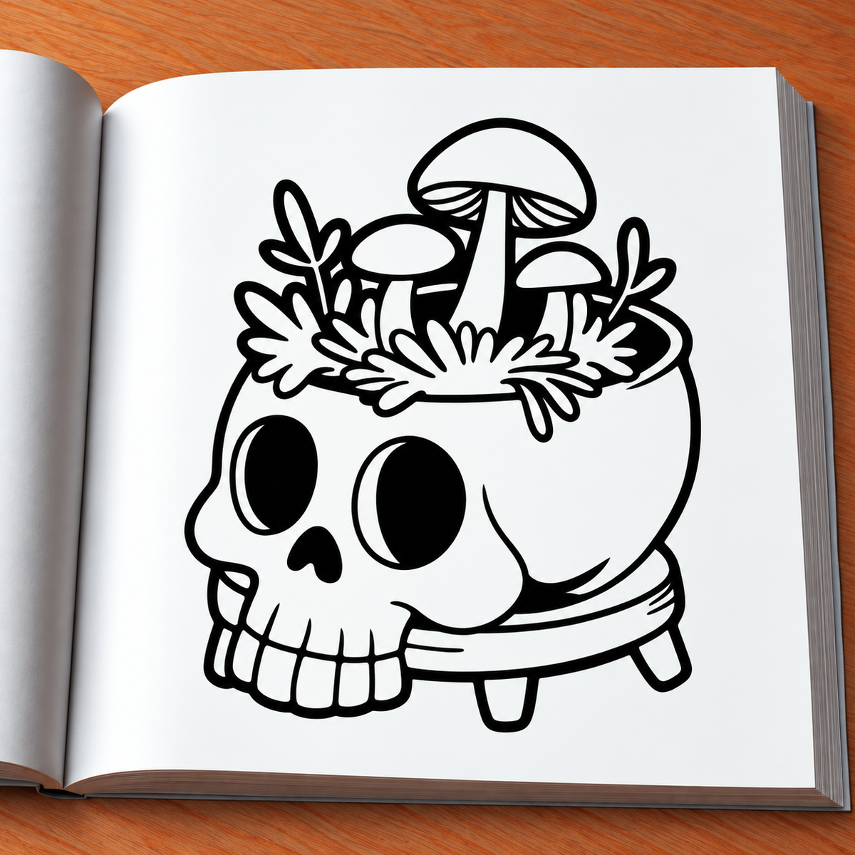 Spooky Cute Coloring Book
