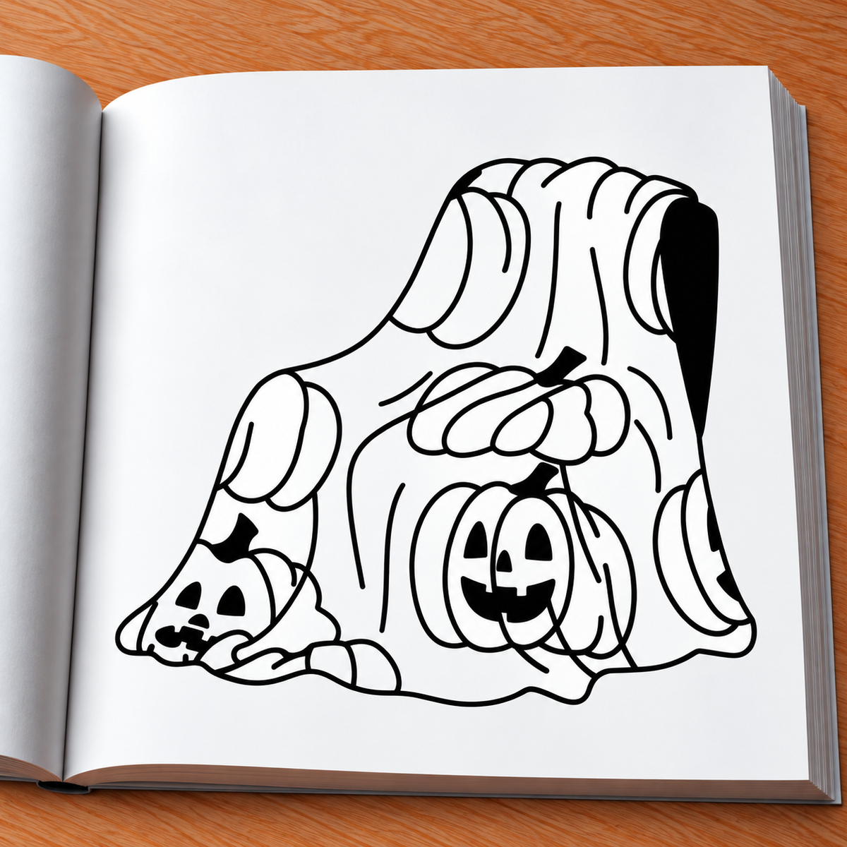 Spooky Cute Coloring Book
