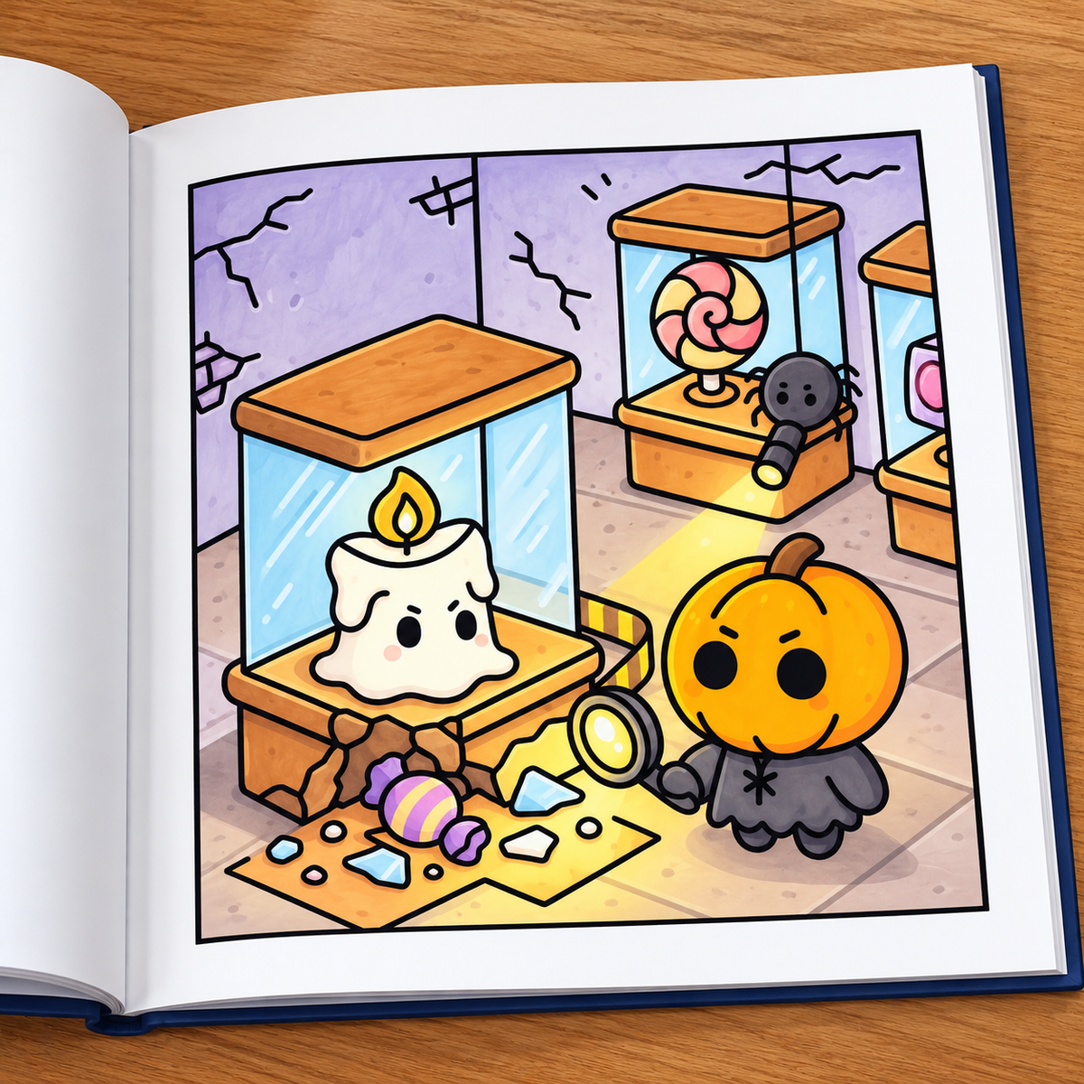 Spooky Mysteries Coloring Book