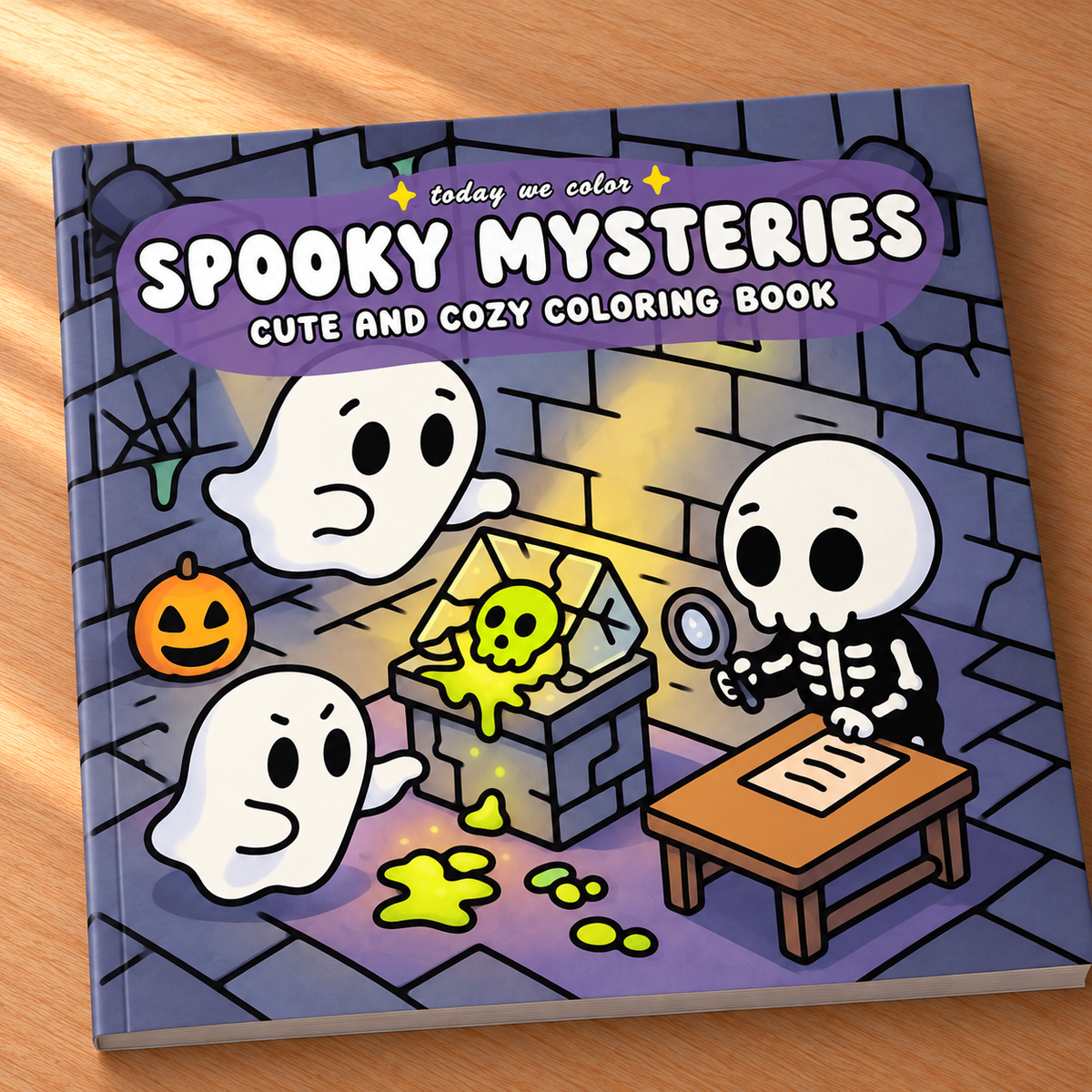 Spooky Mysteries Coloring Book