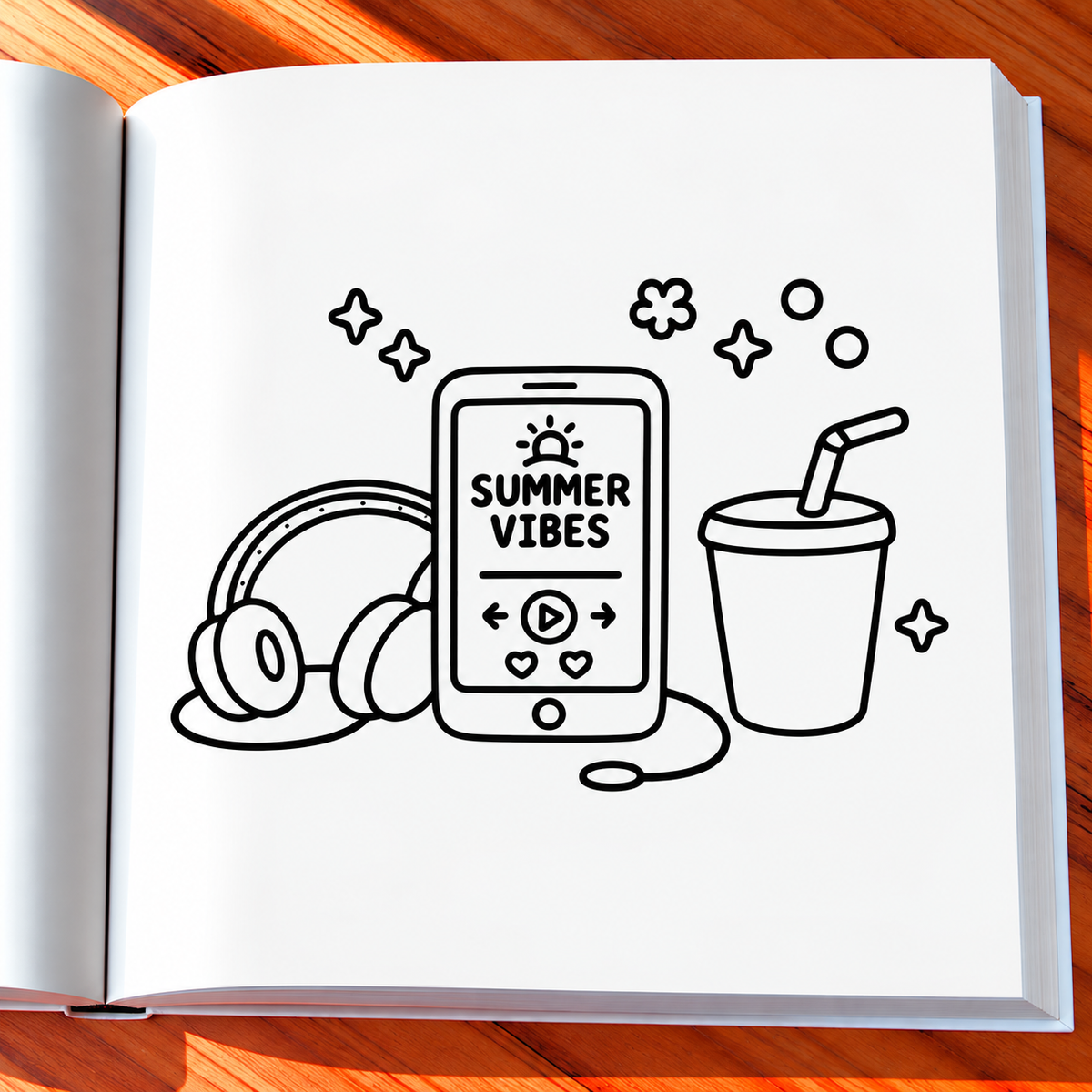 Summer Coloring Book