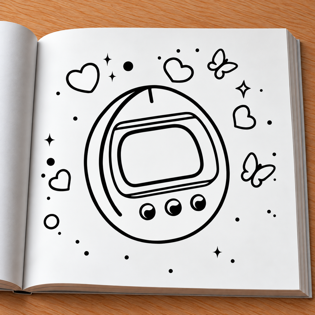 Cute Vibes Coloring Book