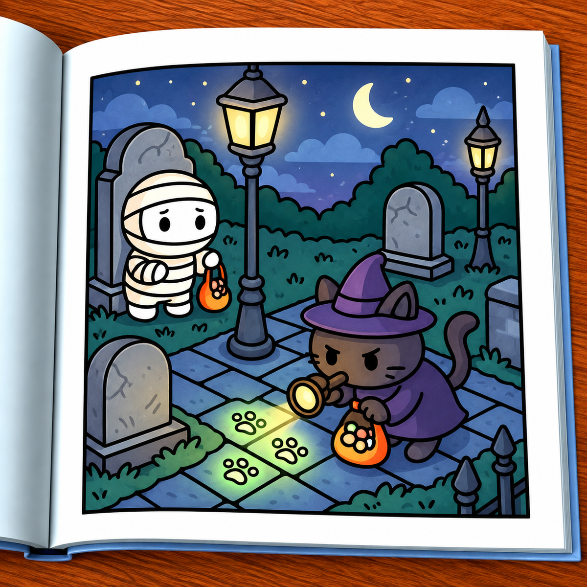 Spooky Mysteries Coloring Book