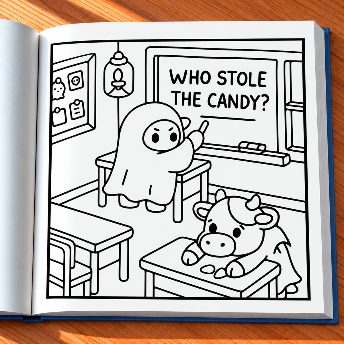 Spooky Mysteries Coloring Book