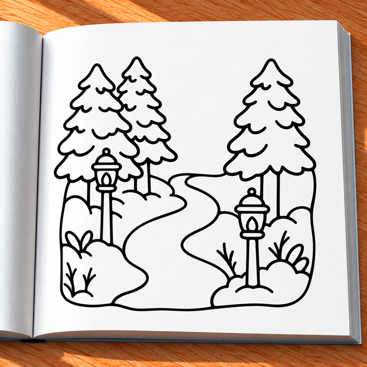 Winter Vibes Coloring Book