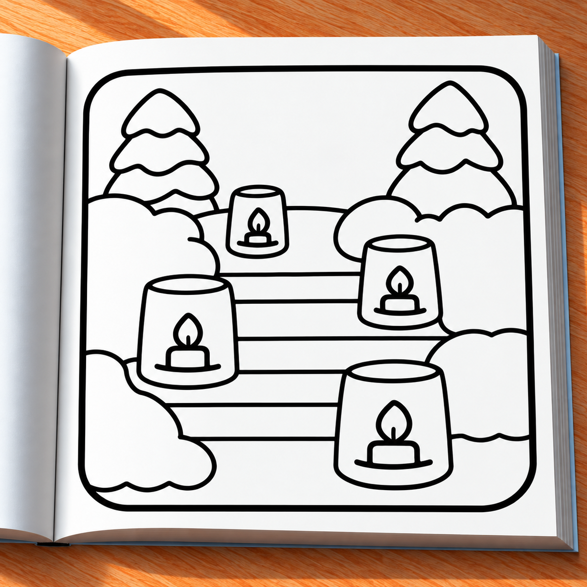 Winter Vibes Coloring Book