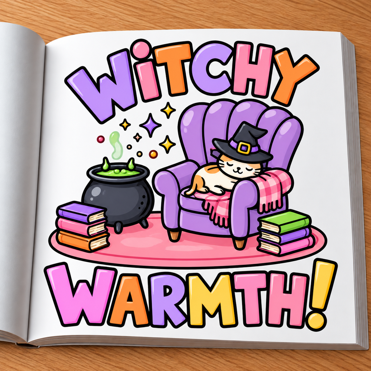 Creepy Cozy Coloring Book