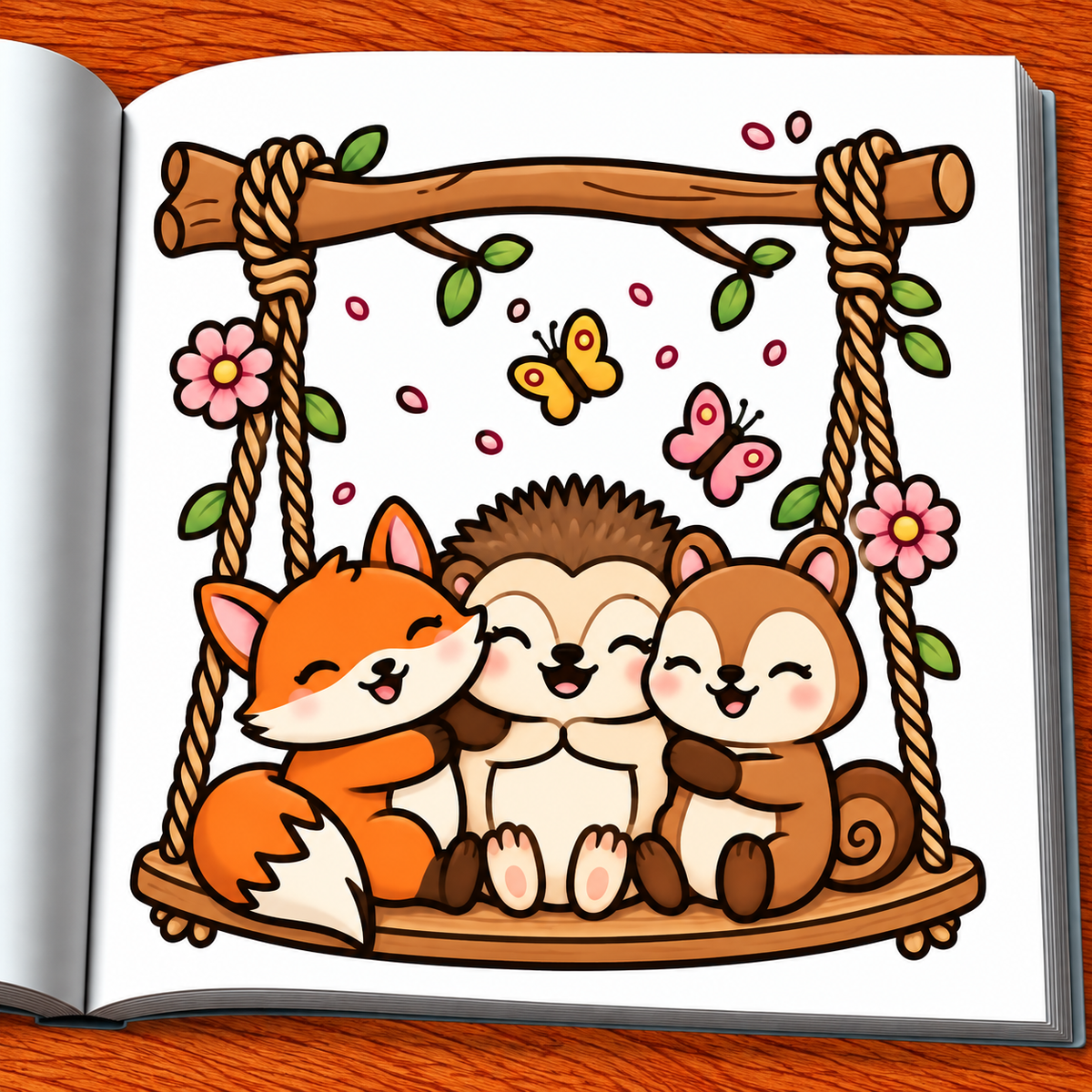 Cozy Cuties Coloring Book