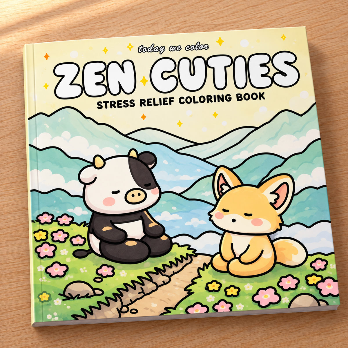 Zen Cuties Coloring Book